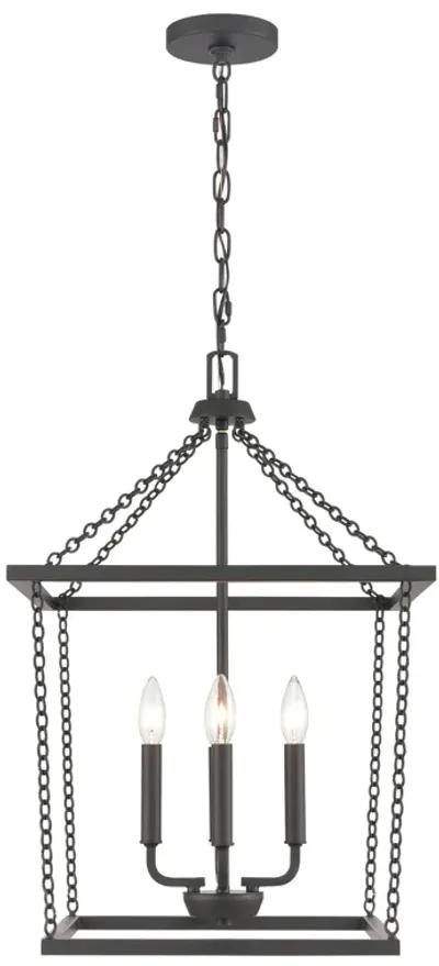 Emmett 17'' Wide 4-Light Black Pendant