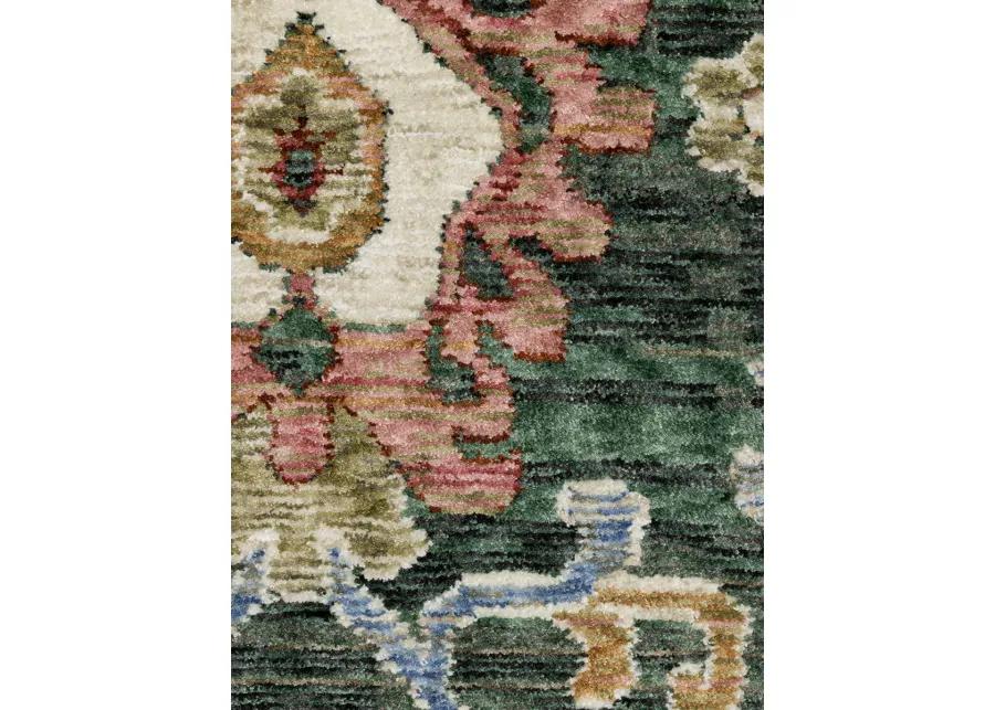 Hastings 2'3" x 7'6" Green Rug