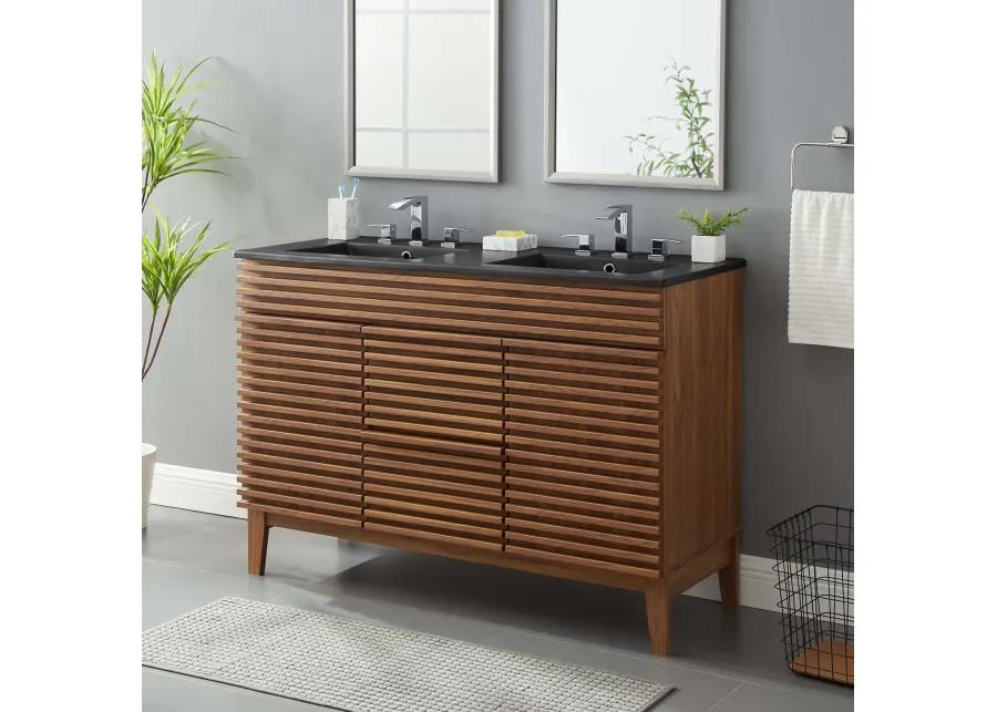 Render 48" Double Sink Bathroom Vanity