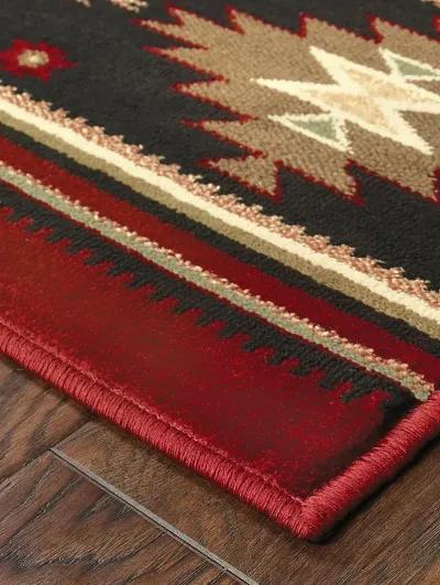 Hudson 7'8" x 10'10" Red Rug