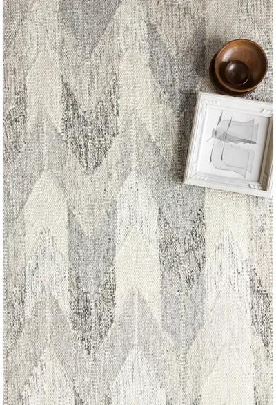 Evelina EVE02 Pewter/Silver 5' x 7'6" Rug