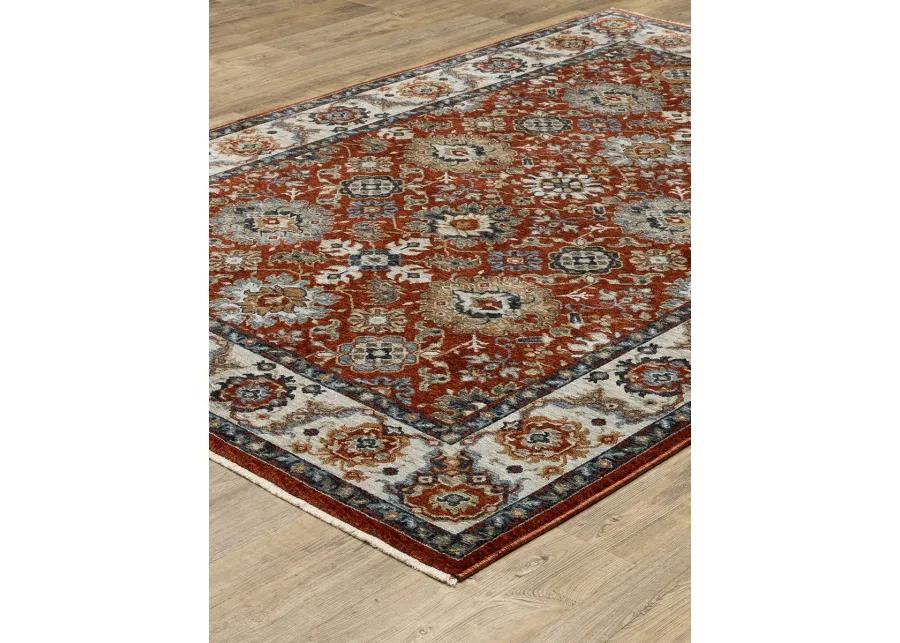 Aberdeen 5'3" x 7'6" Red Rug