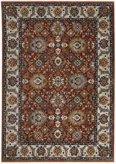 Aberdeen 5'3" x 7'6" Red Rug