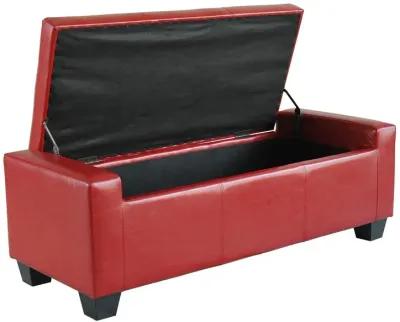 Home Modern Ottoman Storage Bench Seat Footrest Sofa Shoe Faux Leather