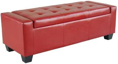 Home Modern Ottoman Storage Bench Seat Footrest Sofa Shoe Faux Leather