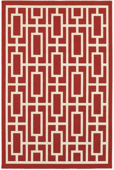 Meridian 7'10" Red Rug