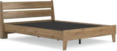 Queen Platform Panel Bed