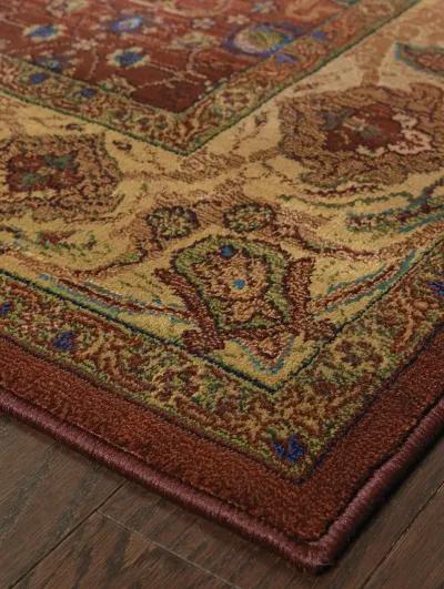 Kharma 2' x 3' Red Rug