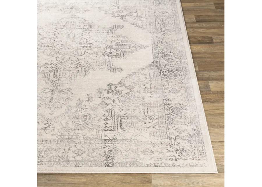 Roma ROM-2322 9' x 12'3' Gray Rug