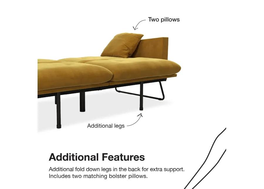 Neely Futon with Bolster Pillows