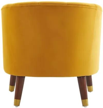 Merax Velvet Barrel Accent Chair