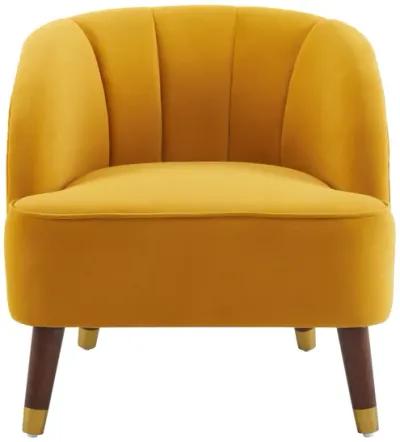 Merax Velvet Barrel Accent Chair