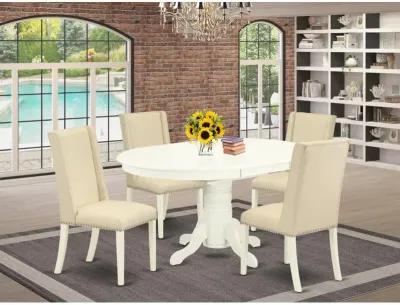 Dining Room Set Linen White