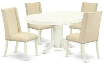 Dining Room Set Linen White