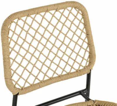 Lucy Natural Dyed Cord Outdoor Dining Chair