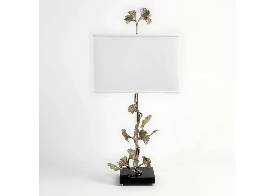 Ginkgo Silver Table Lamp