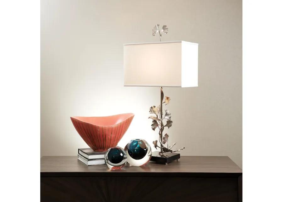 Ginkgo Silver Table Lamp