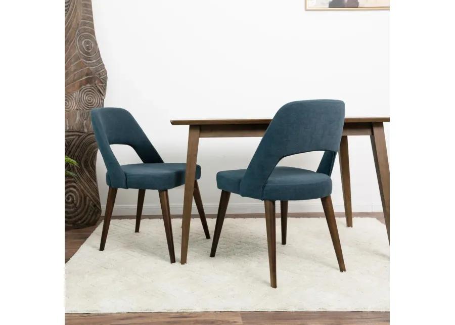 Ashcroft Furniture Co Juliana Mid Century Modern Upholstered Dining Chair (Set of 2)