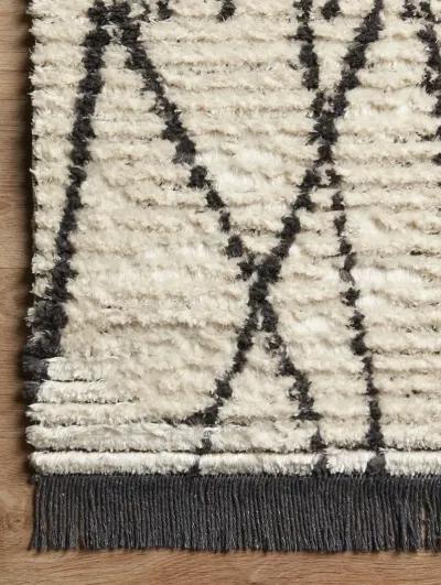 Alice Cream/Charcoal 9'2" x 13' Rug