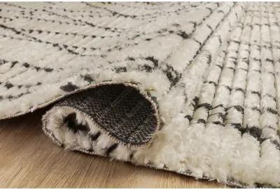 Alice Cream/Charcoal 9'2" x 13' Rug