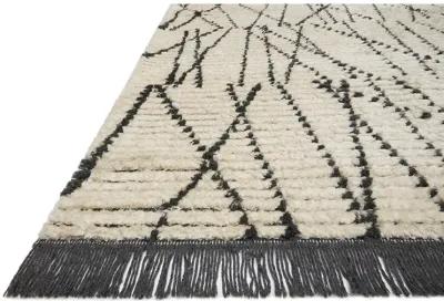 Alice Cream/Charcoal 9'2" x 13' Rug