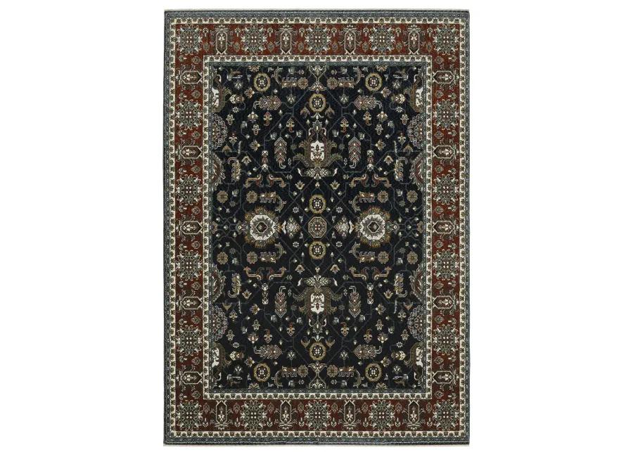 Vivian 5'3" x 7'6" Navy Rug