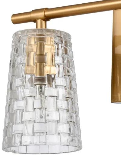 Lightweave 15'' Brass Wide 2-Light Vanity Light