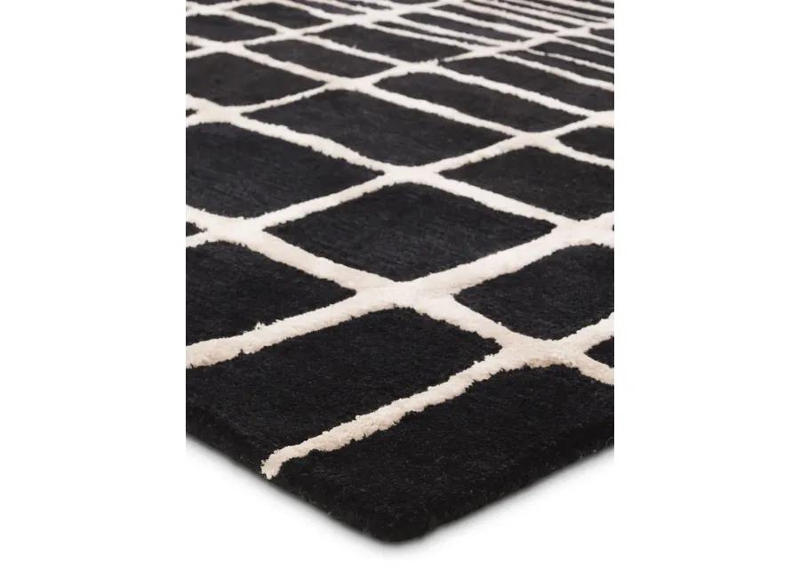 Clayton Innate Black 5' x 8' Rug