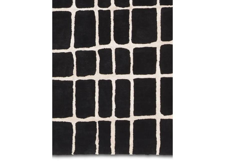 Clayton Innate Black 5' x 8' Rug