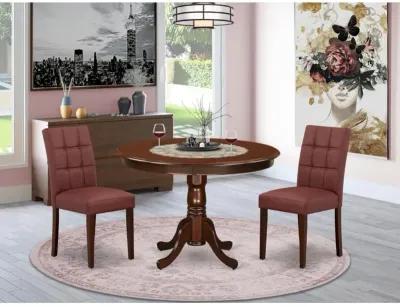 3 Piece Modern Dining Table Set