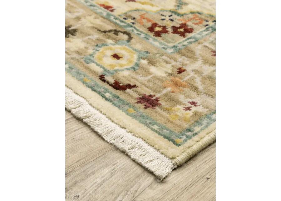 Lilihan 3'3" x 5' Beige Rug