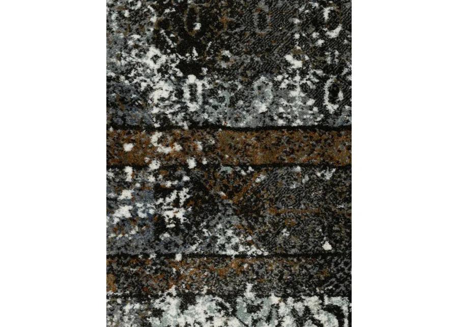 Gemini 5'3" x 7'6" Charcoal Rug