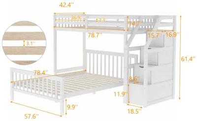 Merax Loft Bed with Staircase