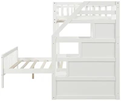 Merax Loft Bed with Staircase