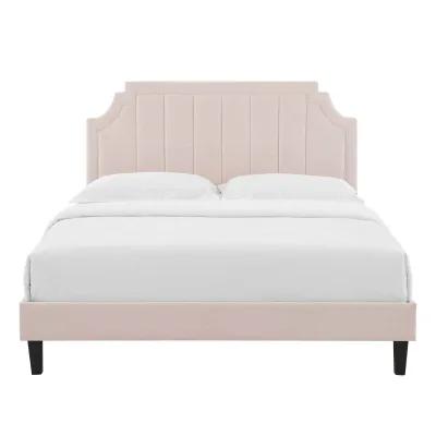 Modway - Sienna Performance Velvet Queen Platform Bed