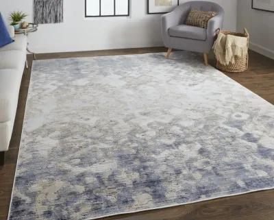 Laina 39G7F Tan/Ivory/Blue 12' x 15' Rug