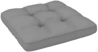 vidaXL Pallet Sofa Cushion Gray 23.6"x23.6"x4.7"