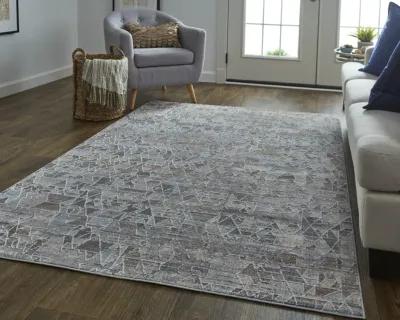 Francisco 39CZF Gray/Blue/Orange 9' x 12' Rug