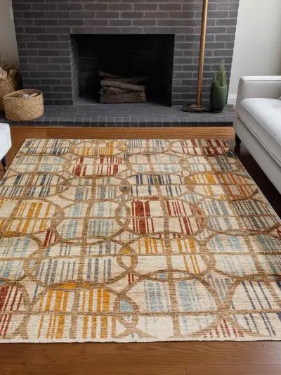 Neola NA12 Khaki 2'3" x 7'10" Rug