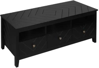 MONDAWE Mid-Century Modern Style 3 Drawer TV Stand, Entertainment Center with Storage, Media Console for Living Room