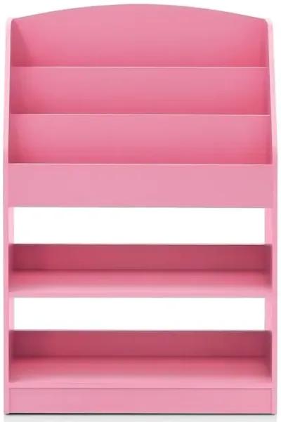 Furinno KidKanac Magazine/Bookshelf with Toy Storage, Pink