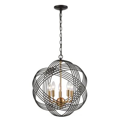 Concentric 19'' Wide 5-Light Chandelier