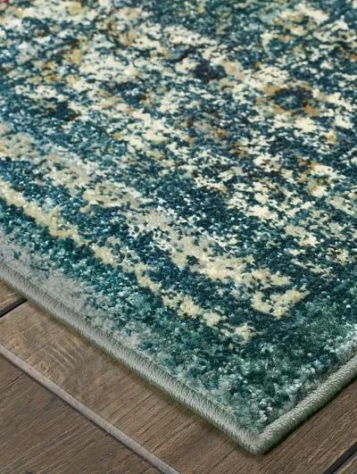 Empire 9'10" x 12'10" Blue Rug