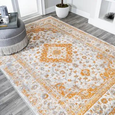 Indhira Ornate Medallion Persian Area Rug