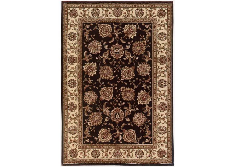 Ariana 6'7" x 9'6" Brown Rug