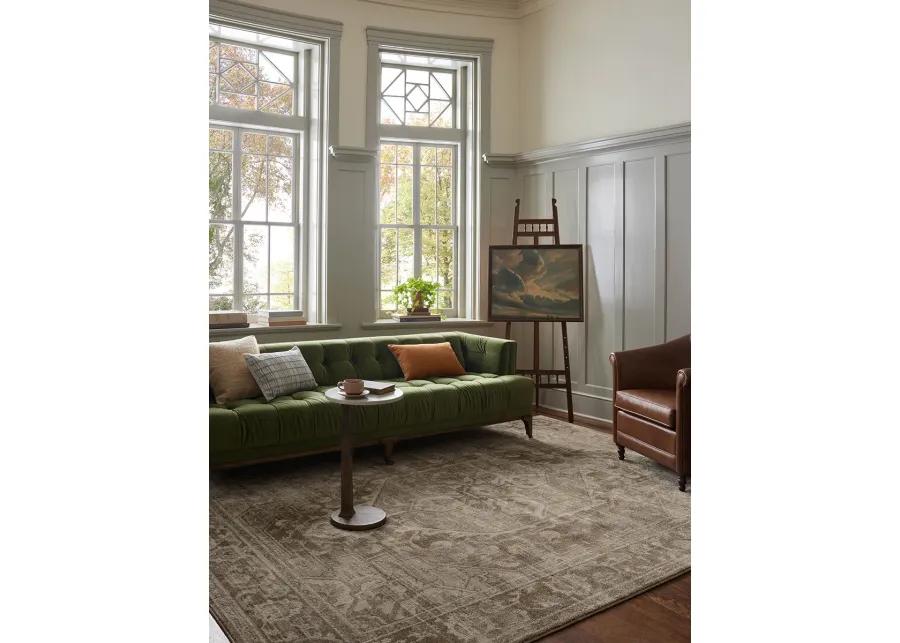 Mona Cocoa/Stone 5' x 7'8" Area Rug by Magnolia Home by Joanna Gaines x Loloi