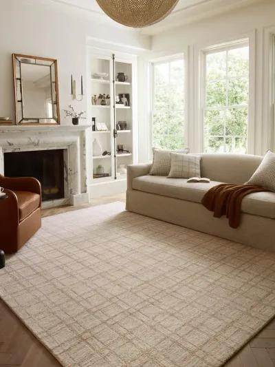 Polly POL-10 Khaki / Sand 7''9" x 9''9" Rug by Chris Loves Julia