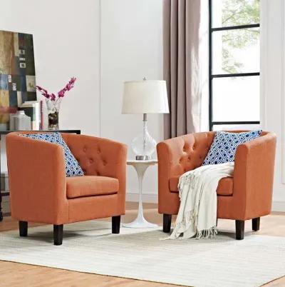 Prospect 2 Piece Upholstered Fabric Armchair Set