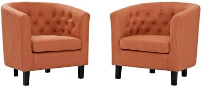 Prospect 2 Piece Upholstered Fabric Armchair Set