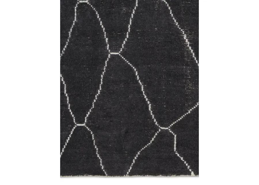 Satellite Carmine Gray 2'6" x 10' Runner Rug